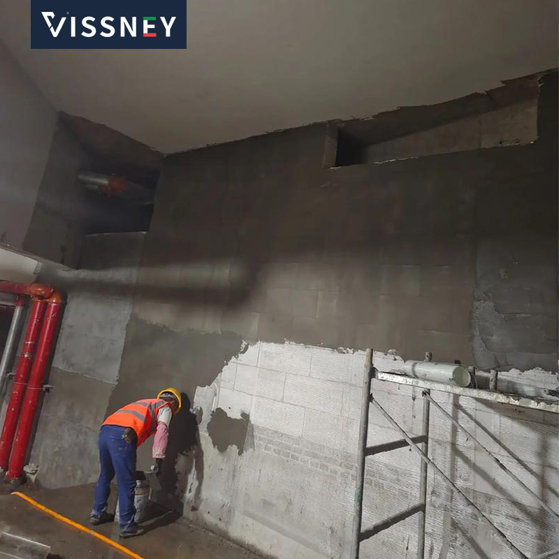 Vissney Durable Anti Crack Mortar for Quick Repair of Damaged Concrete Walls and Floors