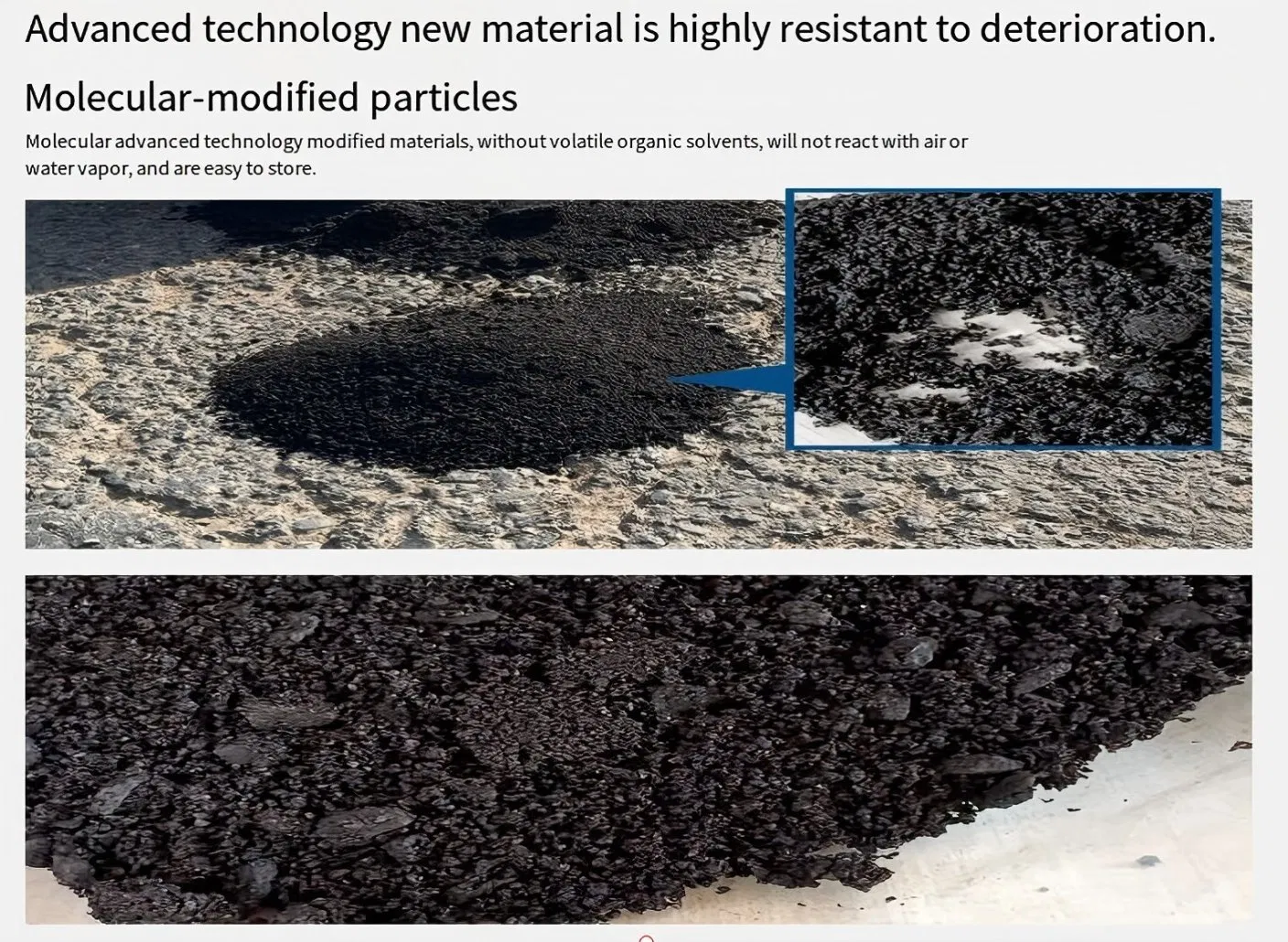 Cold Mix Asphalt Road Maintenance Material