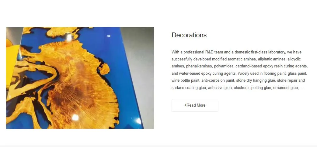 Curing Agent Properties