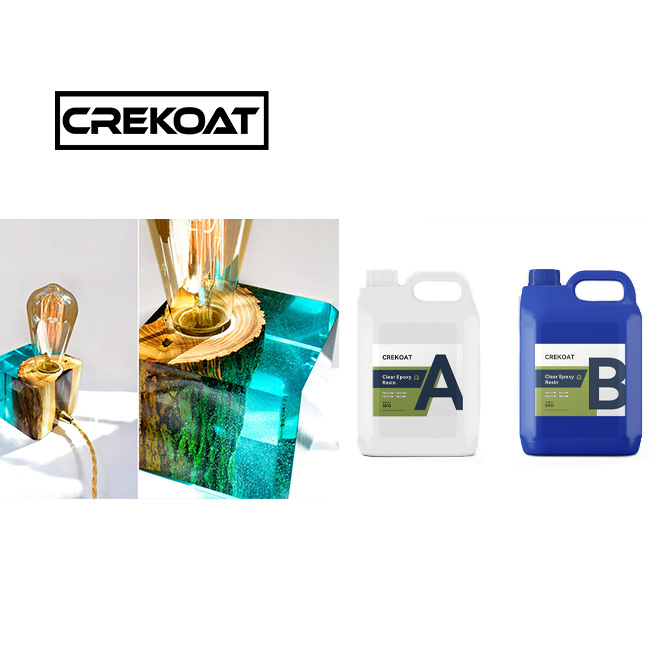 Non Yellowing Deep Pour Low Viscosity Crystal Clear Epoxy Resin for River Table Casting Art Jewelry Crafts