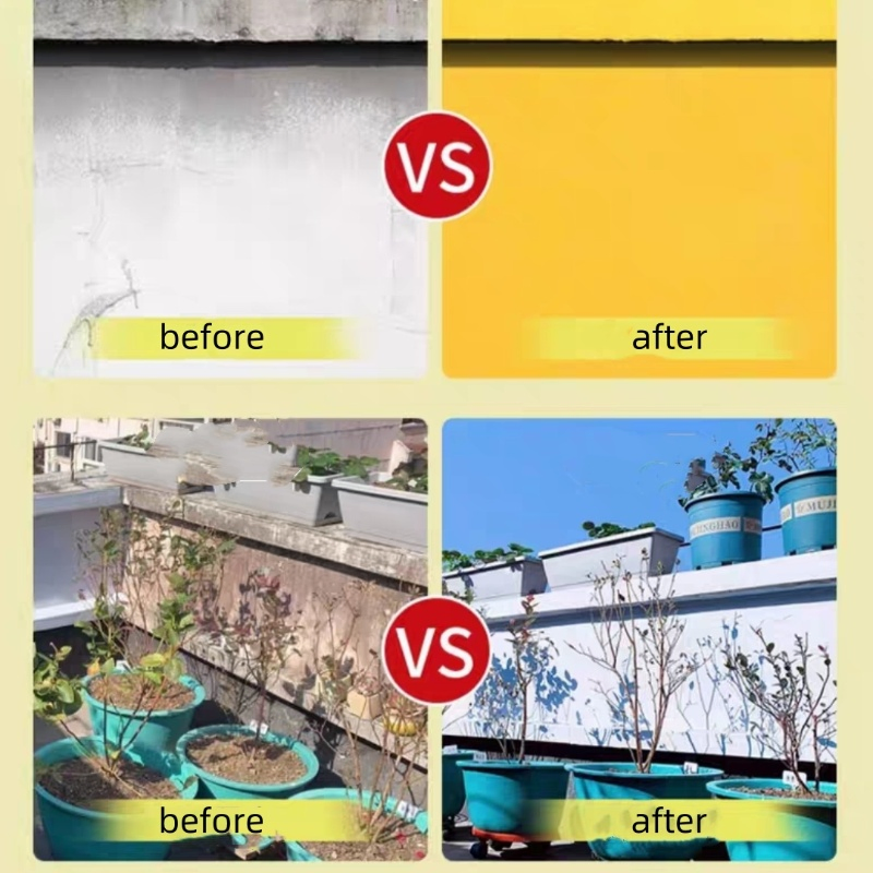 Cold-Applied Waterproof Coating for Roof Leak Repair and Maintenance