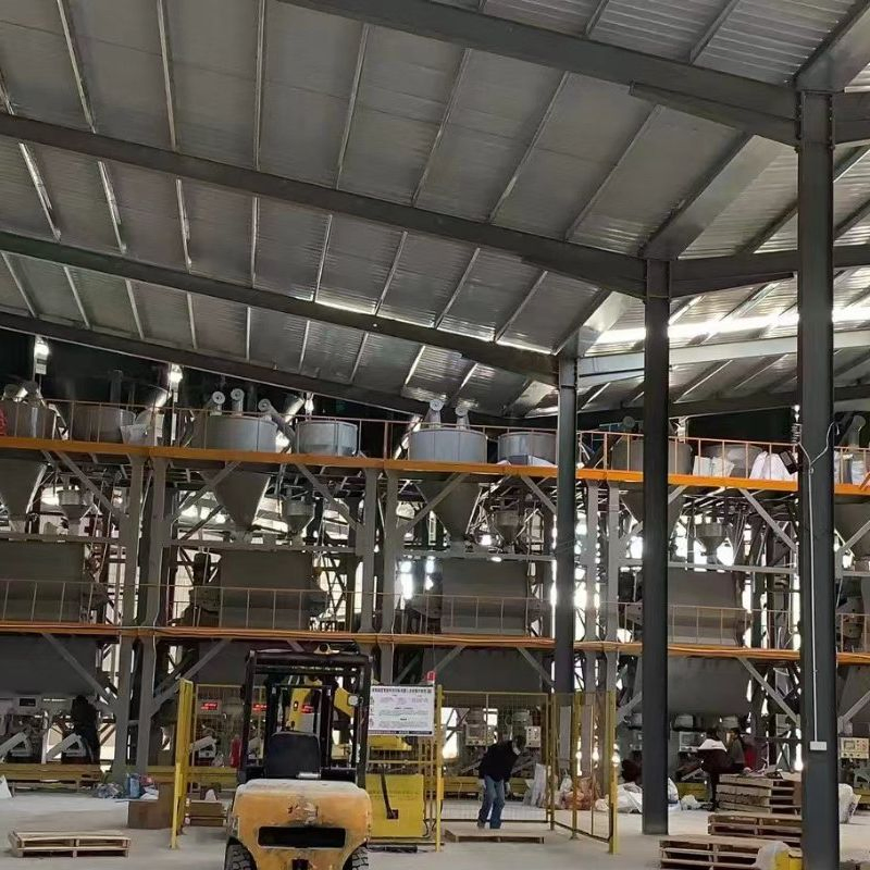 Fireproof Coating Mortar Production Equipment/Tile Adhesive Production Equipment/Ready-Mixed Dry-Mixed Mortar Production Line