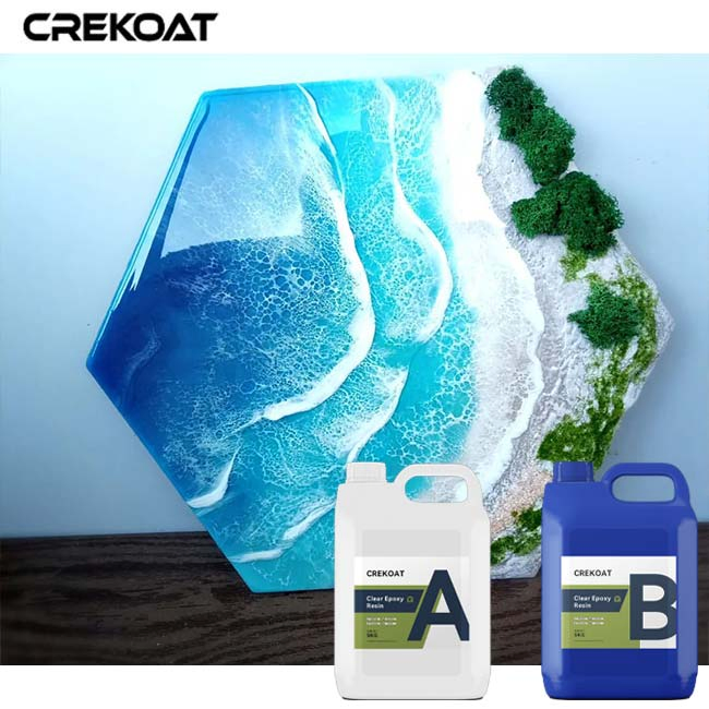 No Bubbles No Yellowing 1 Gallon Deep Cast Resin for Table Artworks