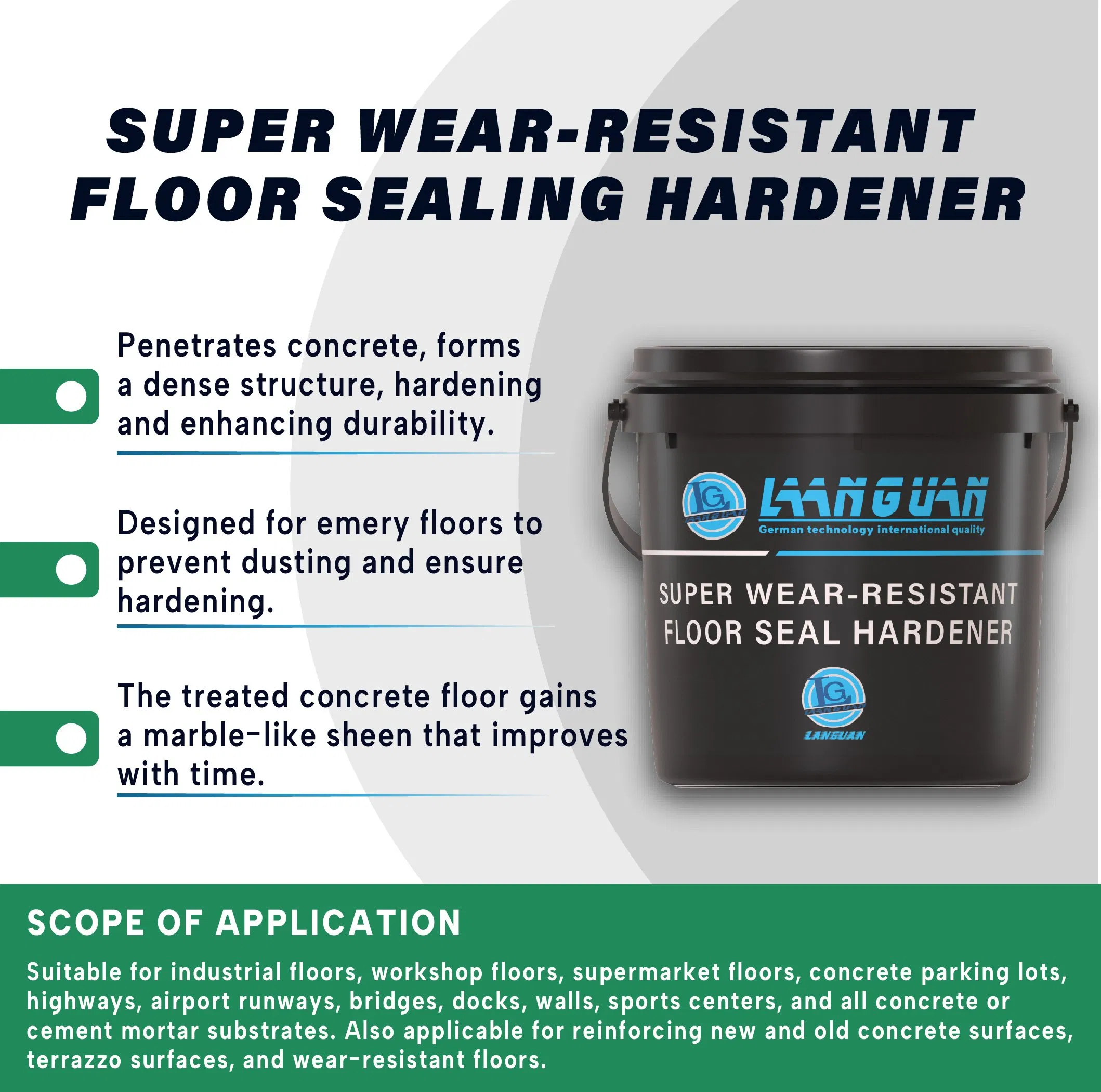 High Performance Cured Concrete for Excellent Floor Seal Curing