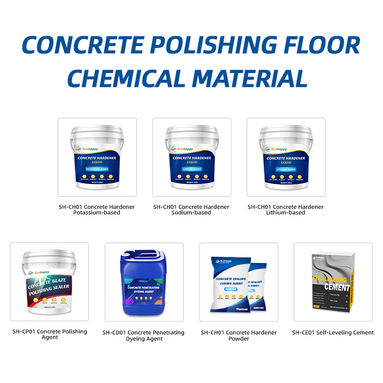 Anti Slip Water Fouling Liquid Cement Curing Agent Reduce Crack Sealer Densifier Solvent Free Concrete Floor Hardener
