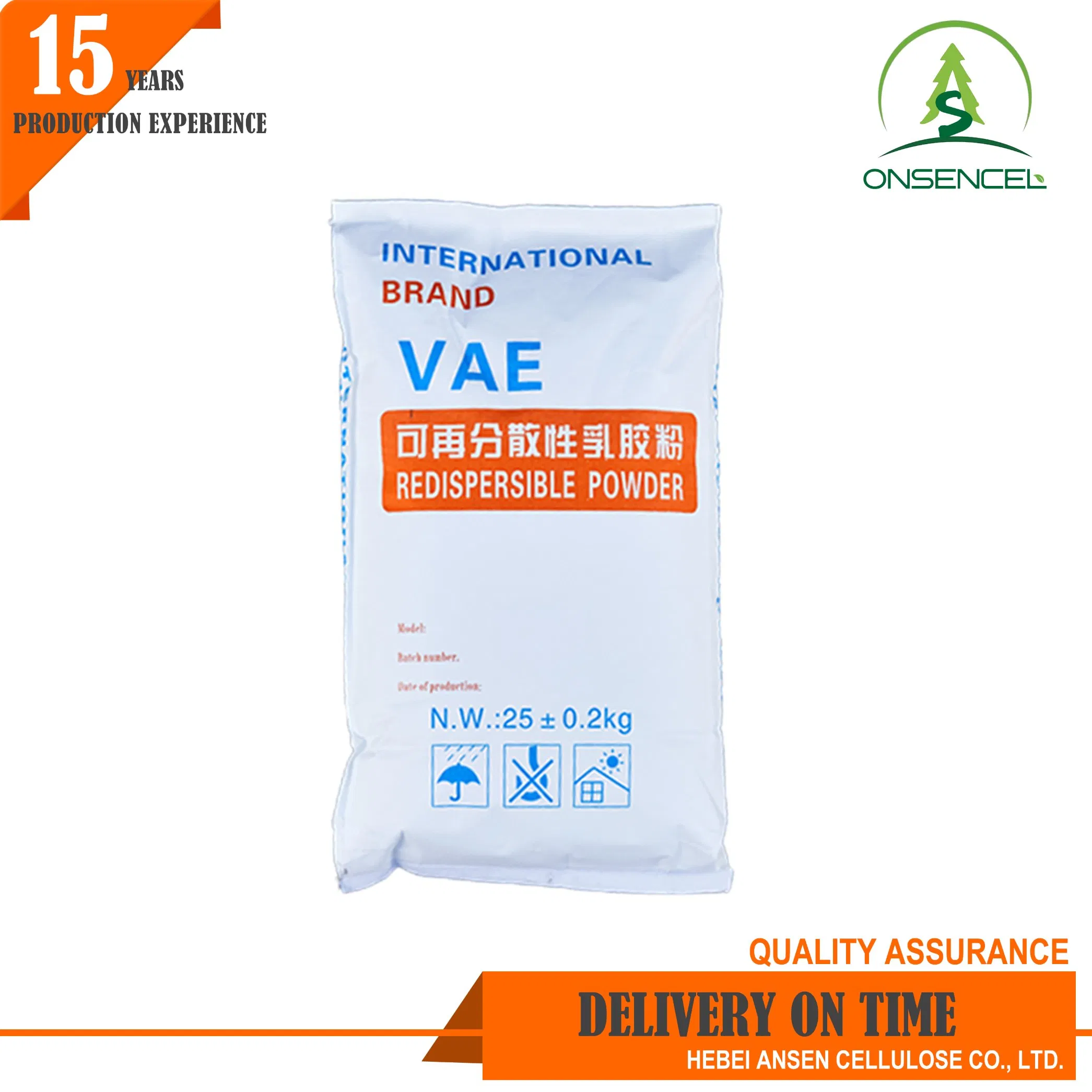 Used Ceramic Tile Adhesive Wall Putty Anti-Crack Mortar Coating Vae Emulsion Redispersible