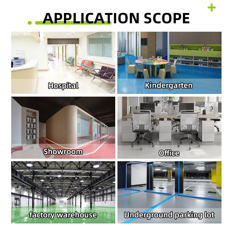 Impact-Resistant Epoxy Floor Paint Concrete Crack Repair Epoxy Flooring Solvent Free Epoxy Floor Coating