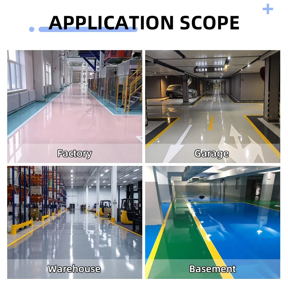 Fast Drying Self-Leveling Liquid Epoxy Resin Floor Paint Epoxy Floor Coating