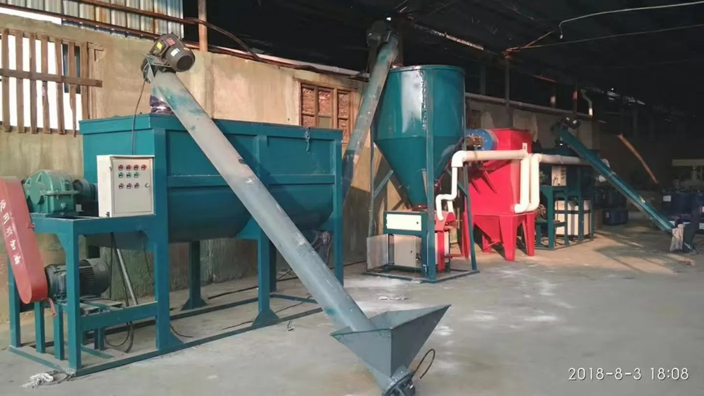 Factory Manufacturer 1-8t/H Ceramic Tile Adhesive Simple Dry Powder Production Line Dry Mix Mortar Tile Glue Manufacturing Equipment