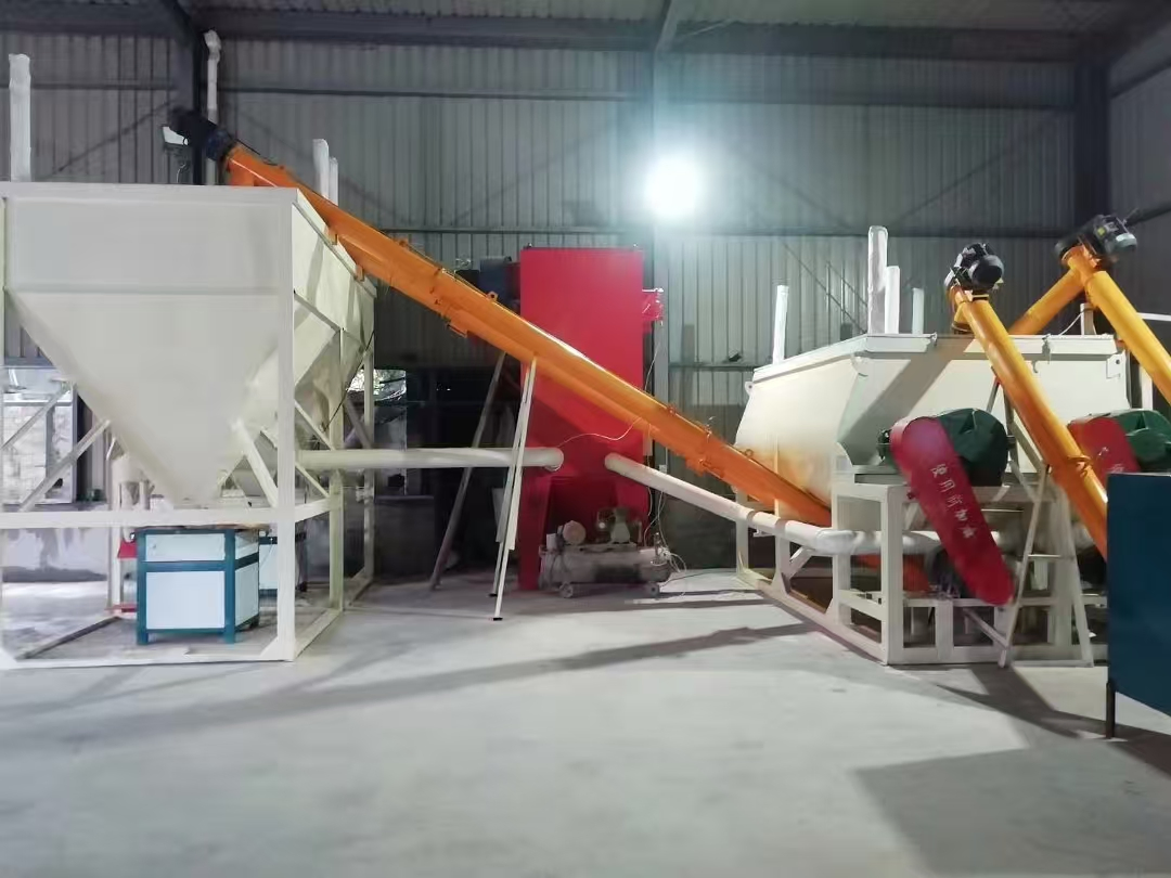 Factory Manufacturer 1-5t/H Ceramic Tile Adhesive Simple Dry Powder Production Line Dry Mix Mortar Tile Glue Manufacturing Equipment