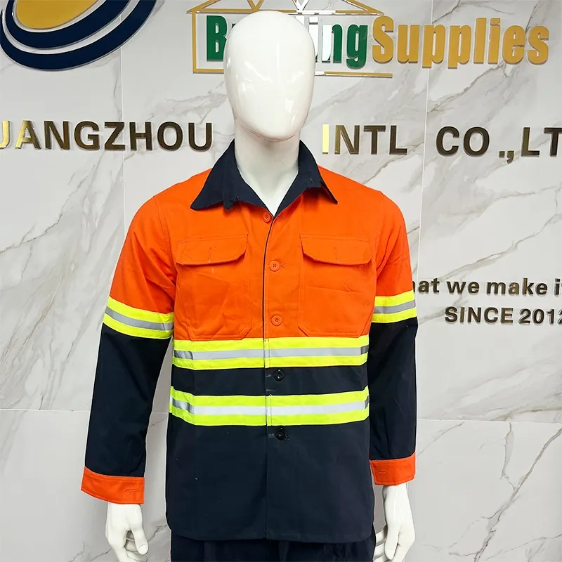 Custom High Quality Work Clothes Worker Uniform Work Suit Industrial Safety Clothing