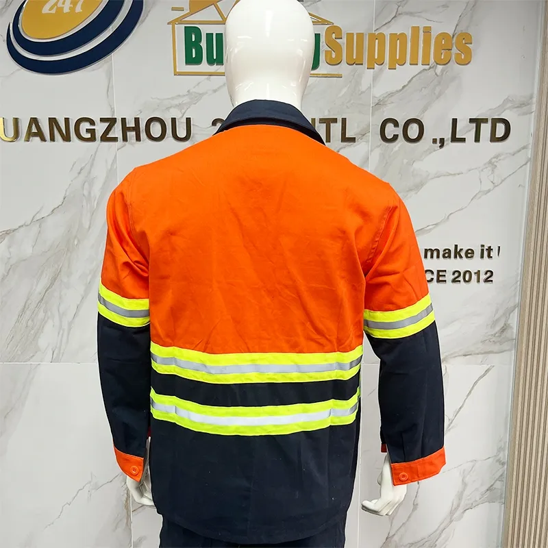 Custom High Quality Work Clothes Worker Uniform Work Suit Industrial Safety Clothing