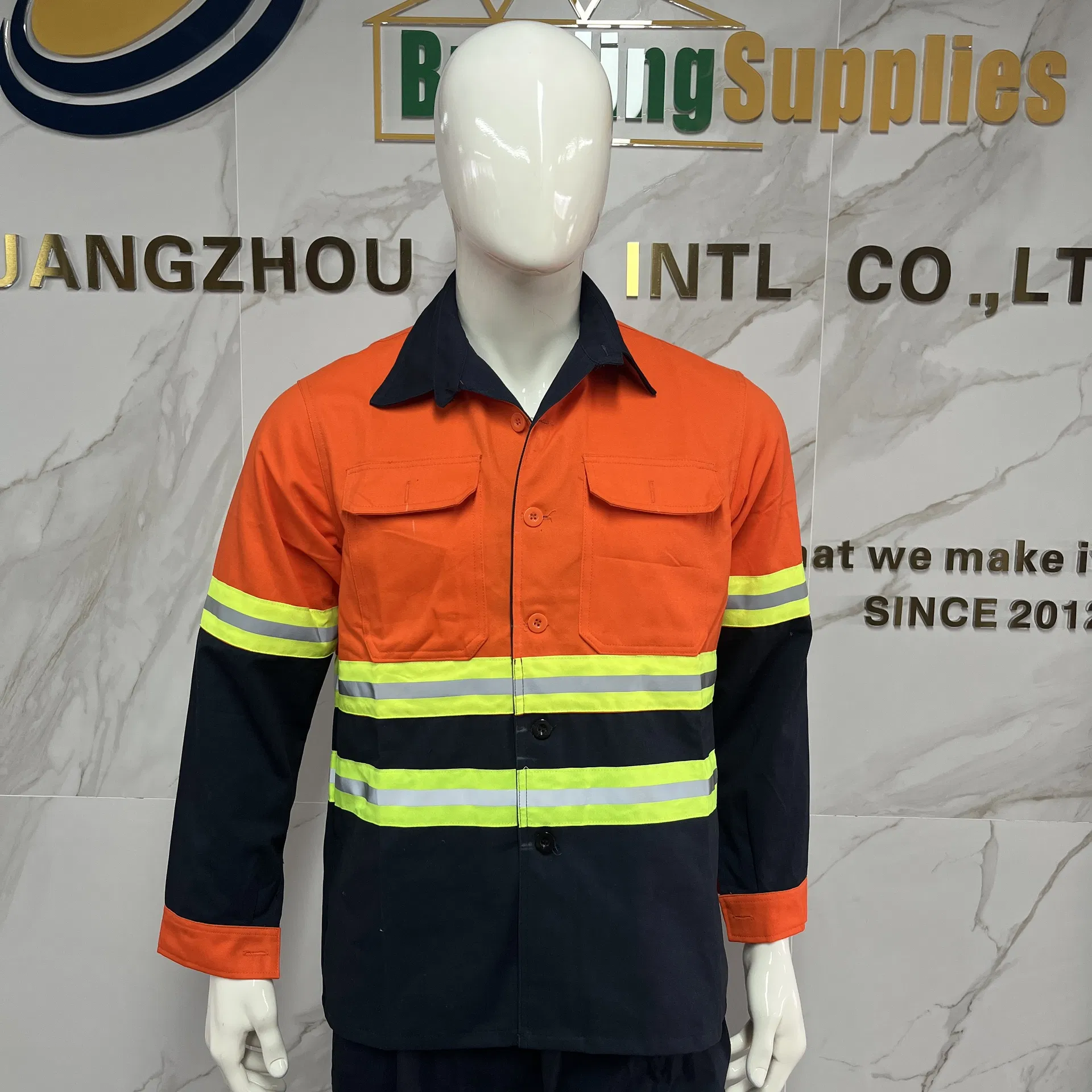 Custom High Quality Work Clothes Worker Uniform Work Suit Industrial Safety Clothing