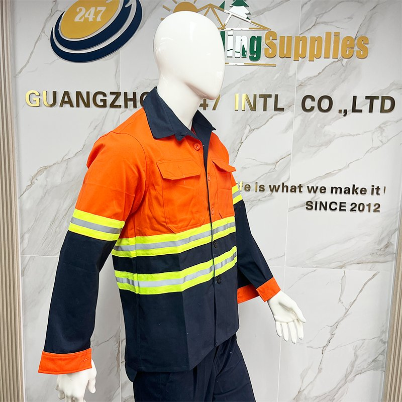 Custom High Quality Work Clothes Worker Uniform Work Suit Industrial Safety Clothing