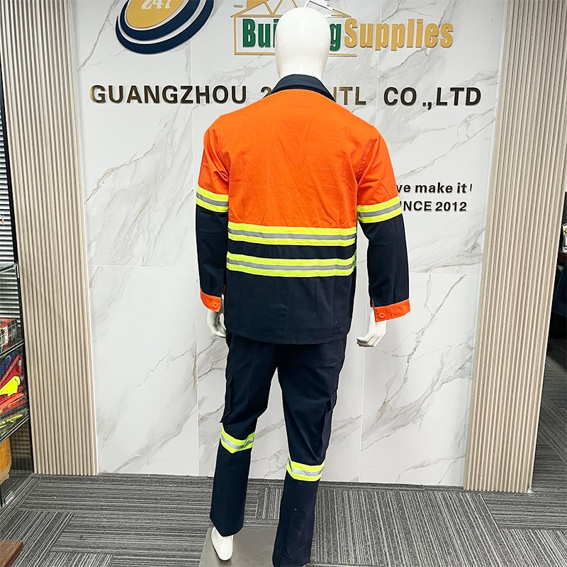 Custom High Quality Work Clothes Worker Uniform Work Suit Industrial Safety Clothing