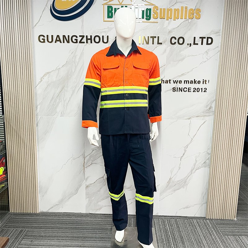 Custom High Quality Work Clothes Worker Uniform Work Suit Industrial Safety Clothing