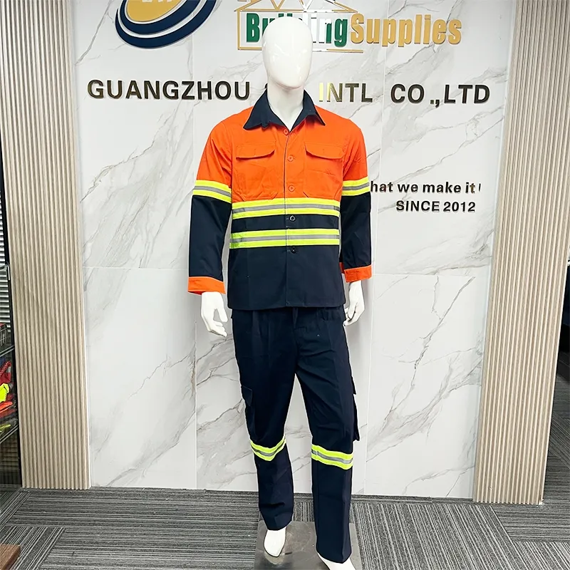 Custom High Quality Work Clothes Worker Uniform Work Suit Industrial Safety Clothing
