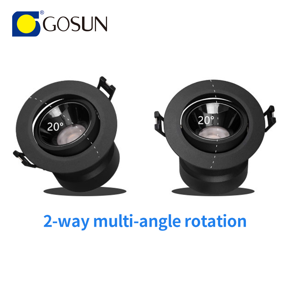 TUYA Recessed 10W-42W Dimmable RGBW TUYA ZigBee Control LED Downlight For Hotel, Home, Restaurant