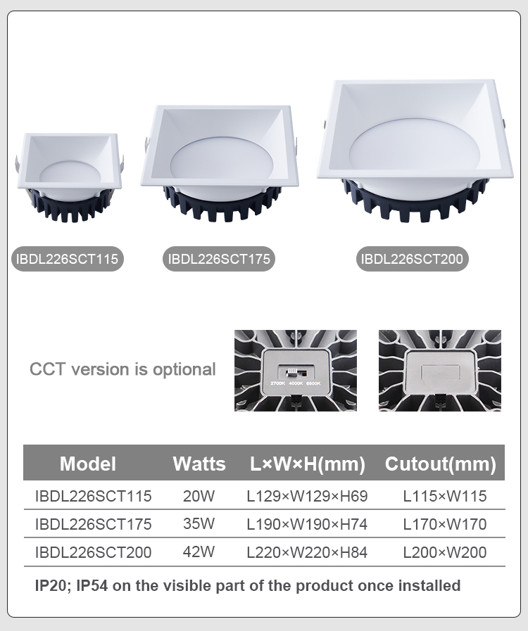 Recessed Downlight Feature 8