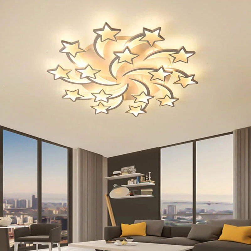 Modern Minimalist Bedroom Room LED Ceiling Light Master Minimalist Home Iron Acrylic LED Ceiling Lamp