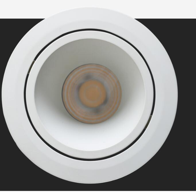 Round Recessed LED Spotlight IP65 Waterproof COB LED Downlight for Bathroom