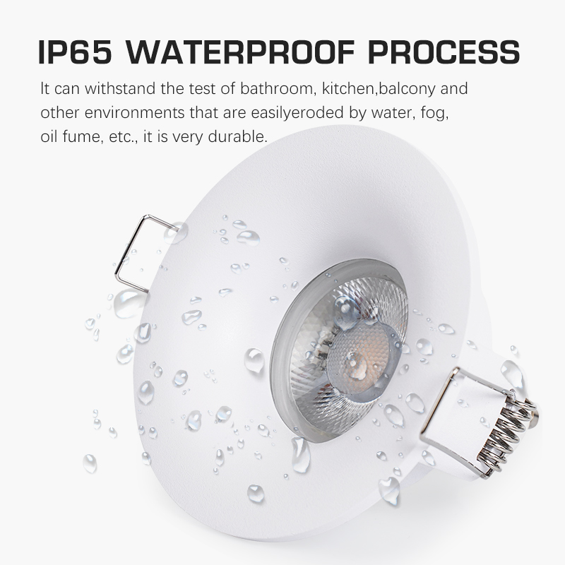 TOSEO Custom High-Quality Indoor Lighting Ip65 Anti-Glare Waterproof Square Recessed Downlight