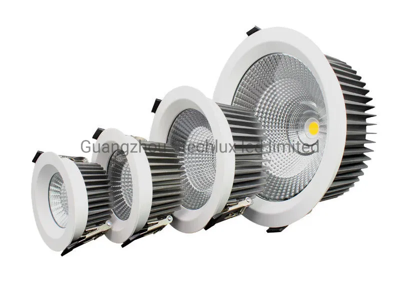 Waterproof Anti-Glare Round Recessed Modern Light for Bathroom