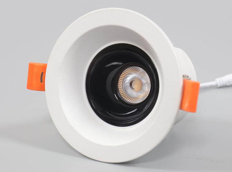 Waterproof IP65 Recessed COB LED Down Light 10W 100lm/W PF>0.9 CRI>80ra CREE Chip, Felip Driver Bathroom Using