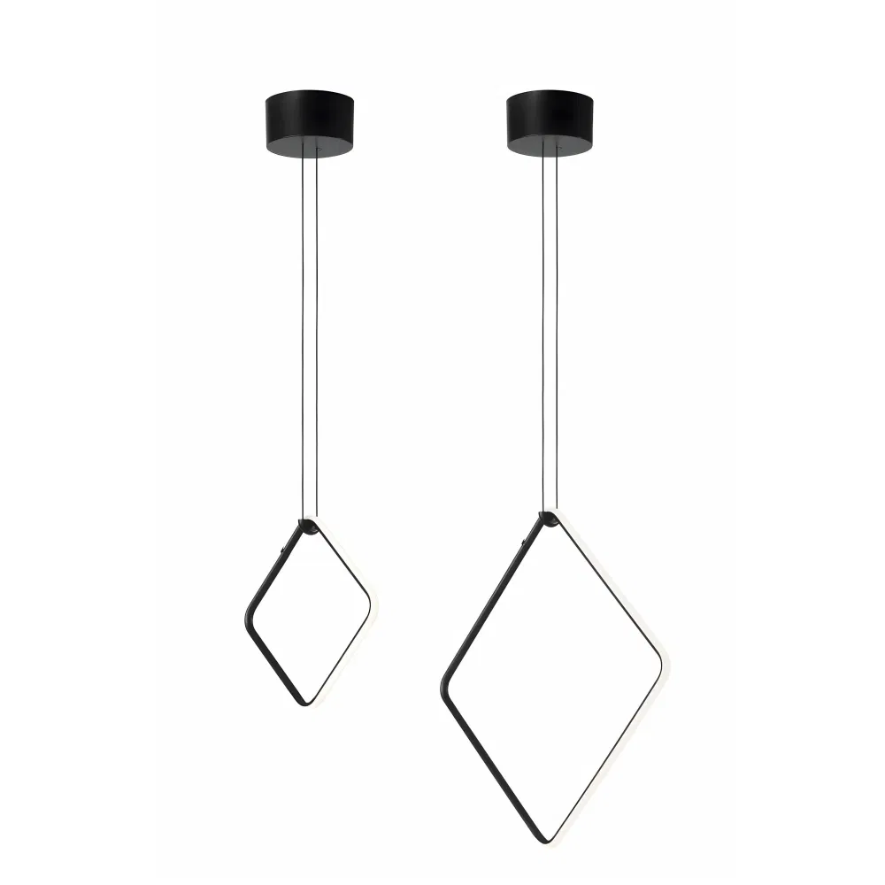 Indoor Modern Minimalist One-Line Pendant Light Restaurant Linear Ceiling Hanging Lamps