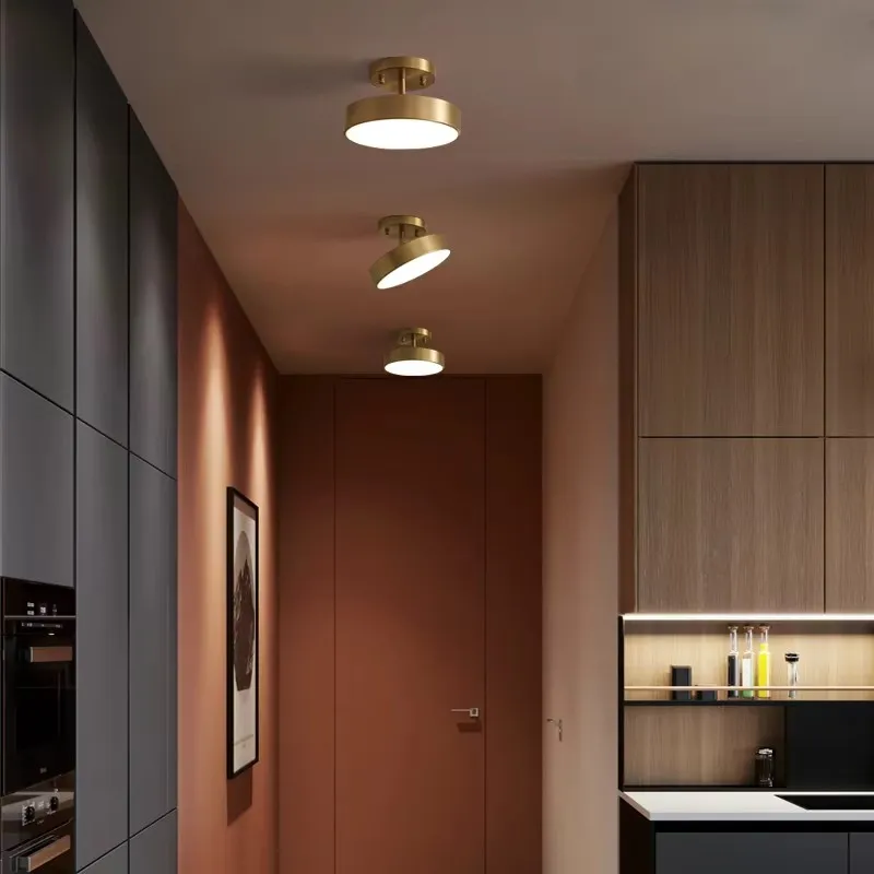 Aisle Corridor Bathroom Small Ceiling Lamp Modern Minimalist LED IP33 Warm White