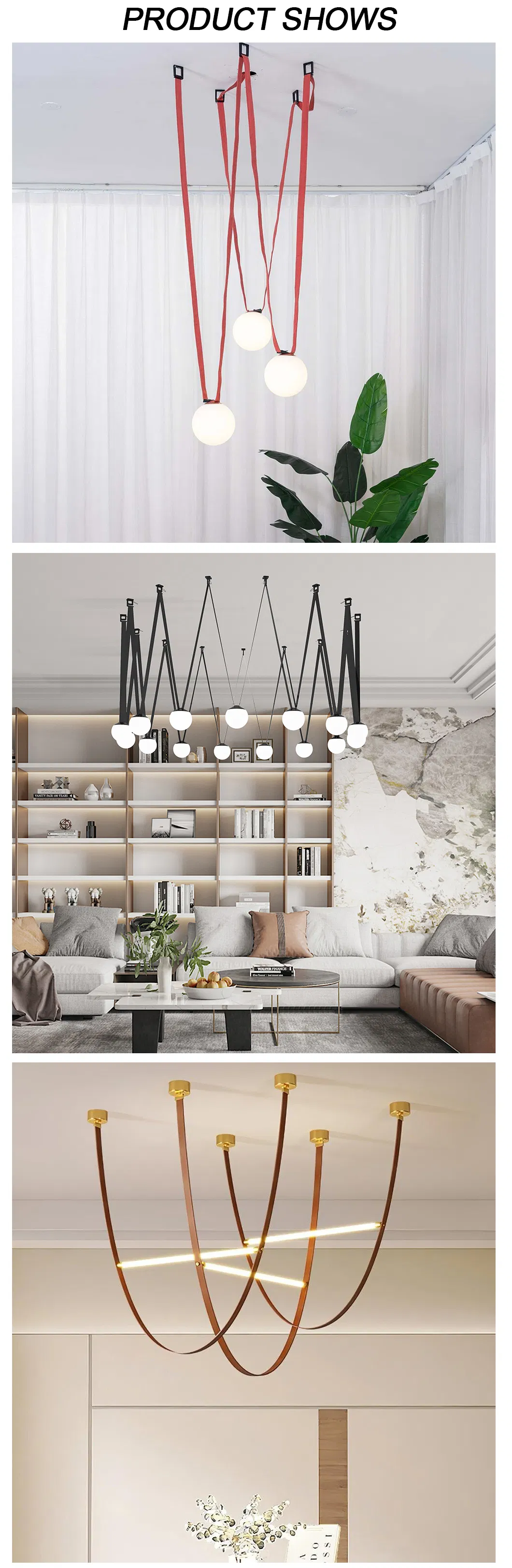 Modern Minimalist LED Pendant Lamp details