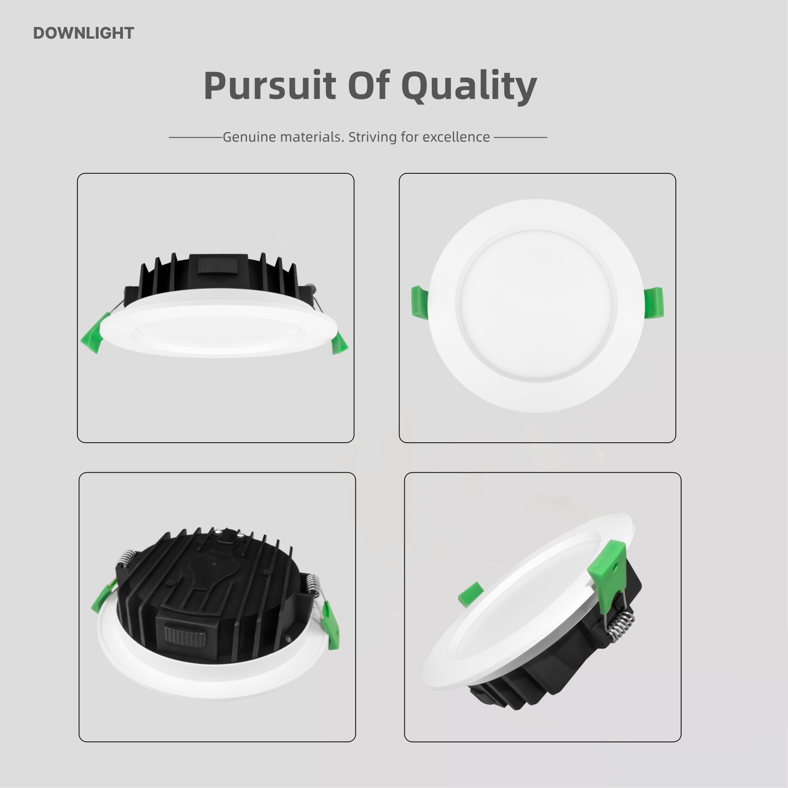 Australia Ultra Slim LED Downlight CE SAA IC-4 IP44 Recessed Dimmable Light 90mm Cutout 8W 10W 12W Dimmable 3CCT Spot Downlight