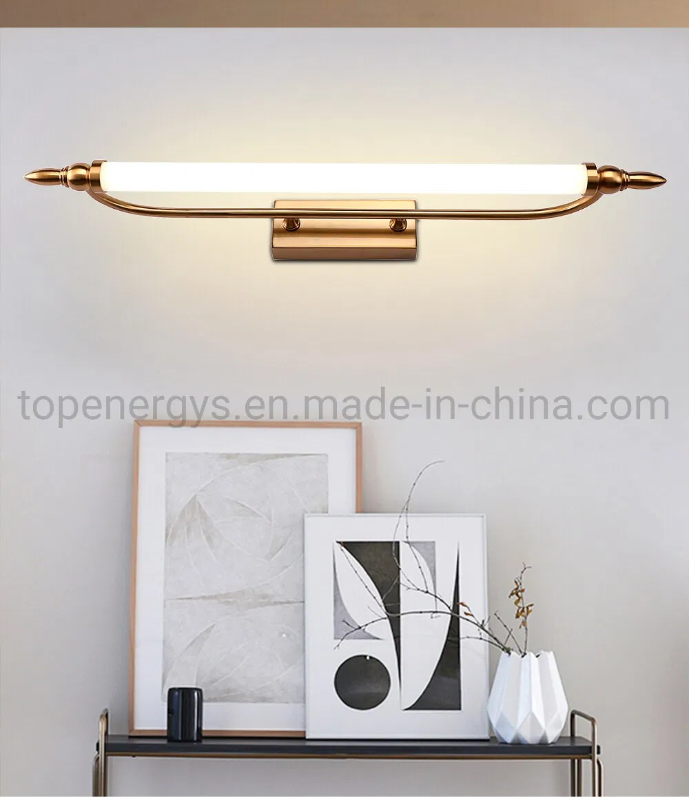 LED Mirror Light 9W AC90-260V 55cm Wall Mounted Industrial Wall Lamp Bathroom Light IP65 Waterproof Acrylic Metal