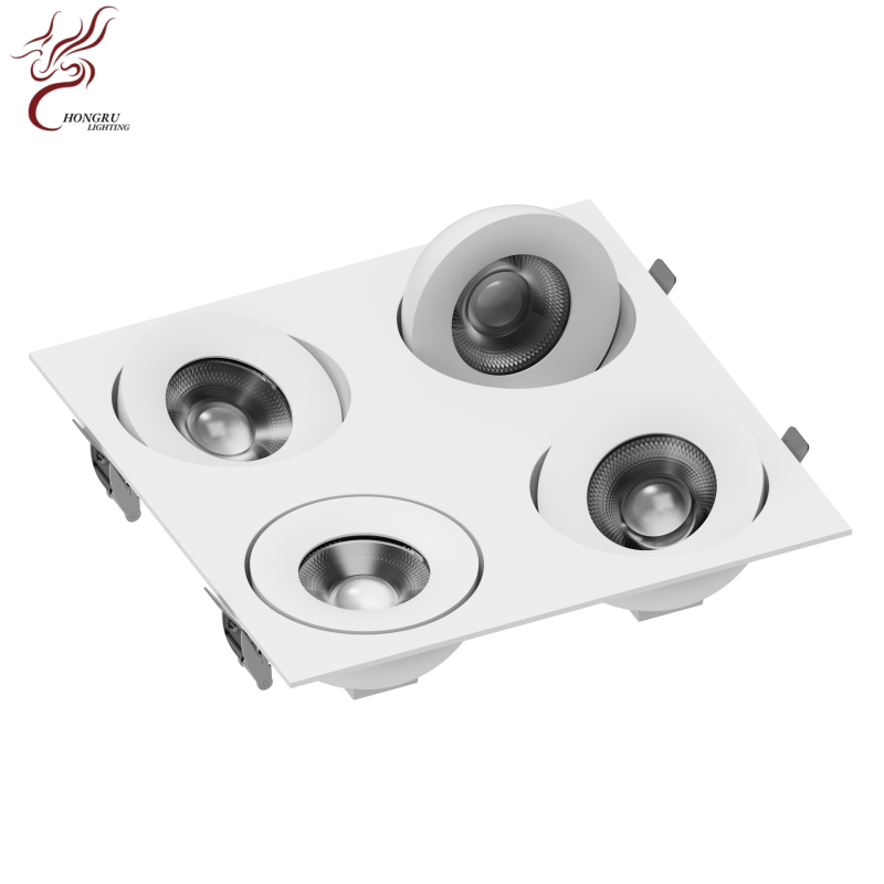 Elegant COB Spotlight Ultra-Thin Aluminum Recessed Lighting for Homes