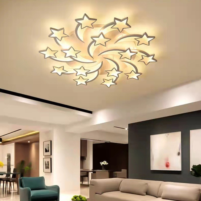 Modern Minimalist Bedroom Room LED Ceiling Light Master Minimalist Home Iron Acrylic LED Ceiling Lamp