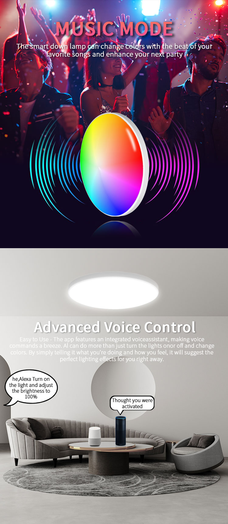 Smart Ceiling Light Detail 4