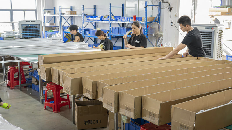 SciBrite LED panel lights packaging and packing process