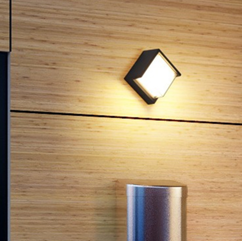 12W LED Wall Light Waterproof IP66 Porch Light Modern LED Wall Lamp (WH-HR-25)