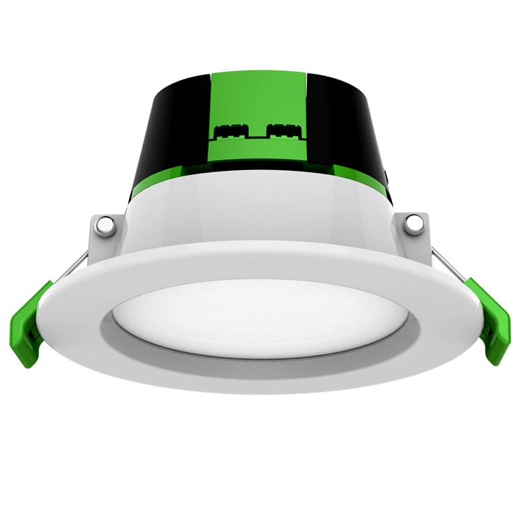 CE EMC LVD ROHS Luminans Tri-Color CCT Selectable SMD 9W LED Indoor Lighting Fire-Rated Recessed IP44 Waterproof LED Downlight