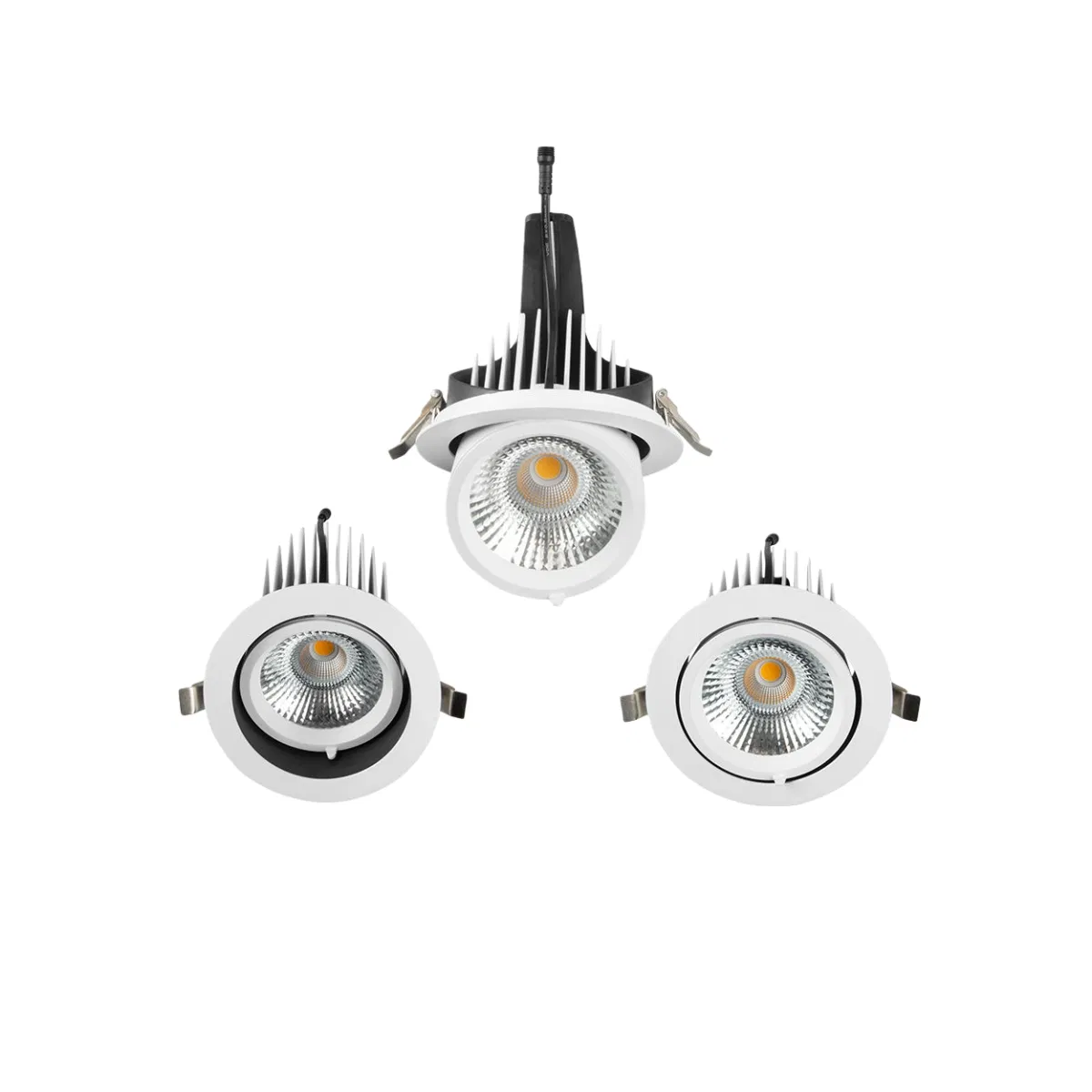 30W 6 Inch Gimbal LED Recessed Light with Junction Box