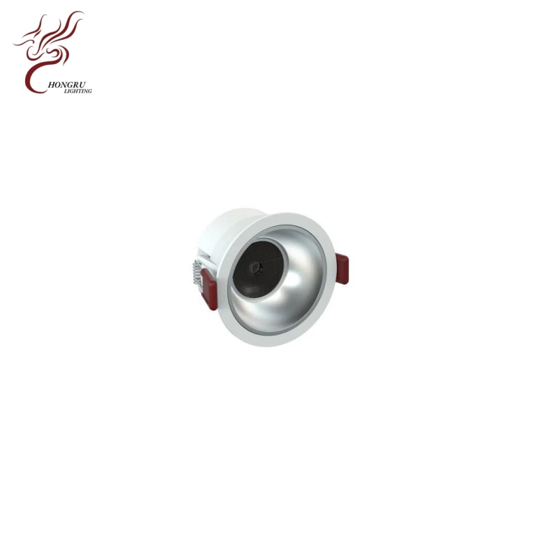 Household Commercial IP65 Waterproof LED Downlight, Dustproof Anti Glare Embedded Ceiling Lamp for Bathroom Kitchen Patio Balcony