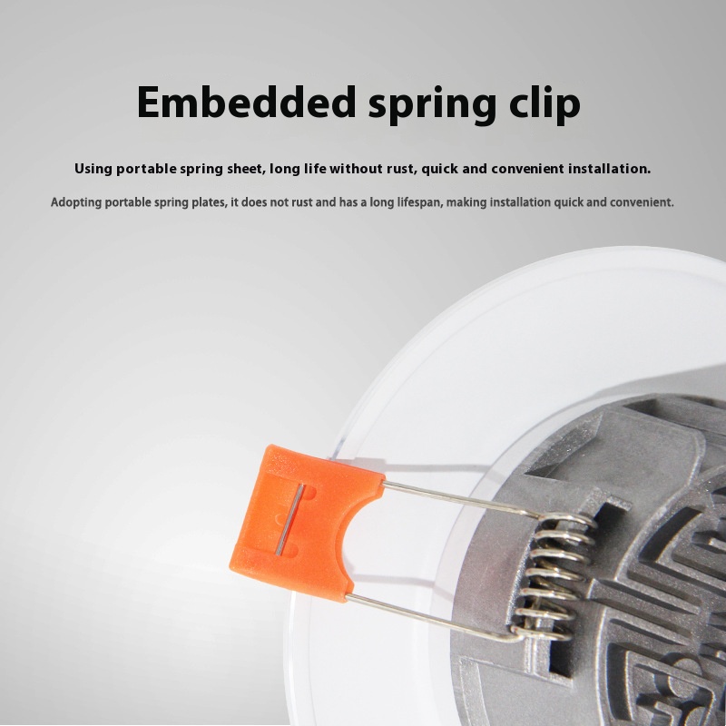 Commercial Aluminum Spotlight Fire Rated Trimless Ceiling Recessed Led Light Downlight