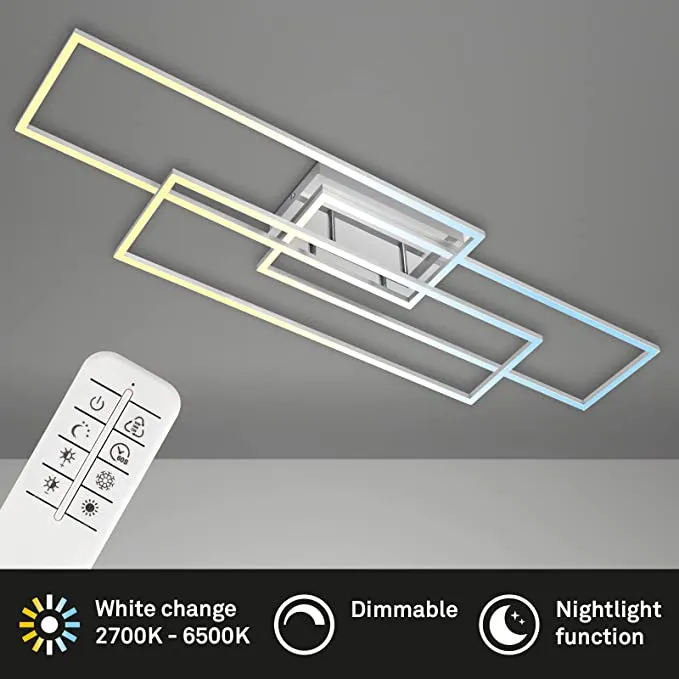 Rectangle Shade Modern Minimalist LED Decorative Ceiling Lamp