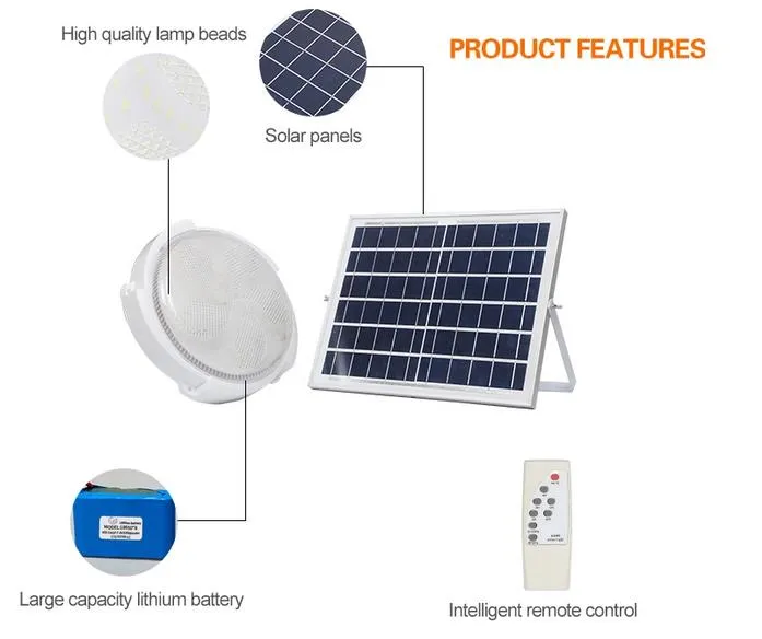 Solar Powered Ceiling Lamp 60W LED Motion Sensor Pendant Lights