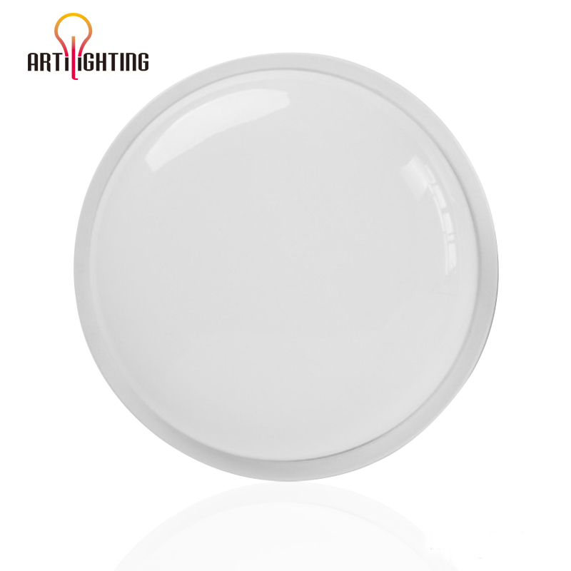 Surface Mounted Tri-Proof Wall Lamp12W 15W Round and Oval Panel LED Ceiling Light for Anti-Mosquito Balcony Porch Foyer