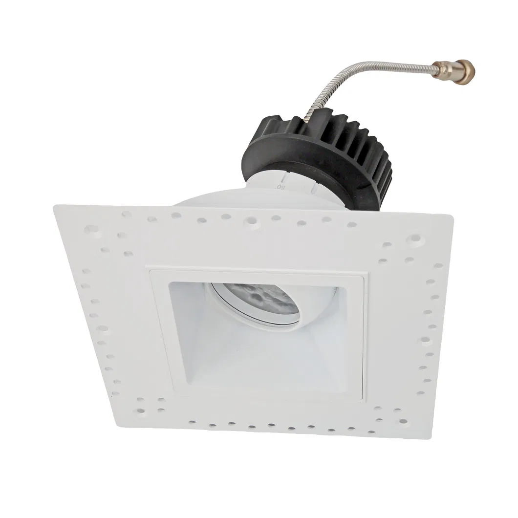 Trimless Square Gimbal Recessed Light