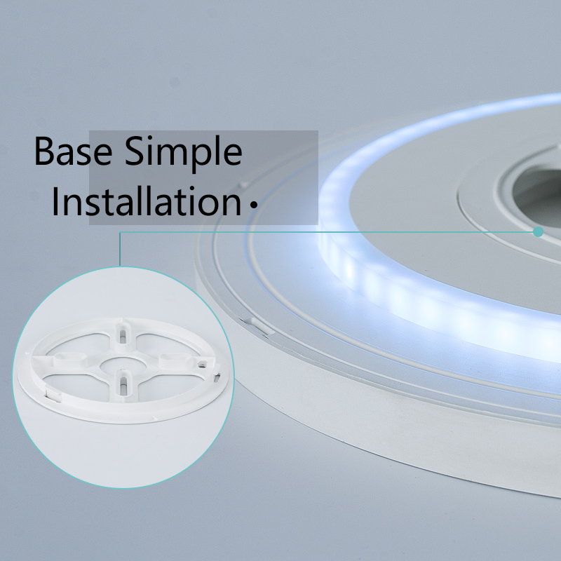 Smart RGB LED Ceiling Light with Remote WiFi Flush Mount Ceiling Light Works with Alexa Google Home DIY Colors for Living Room