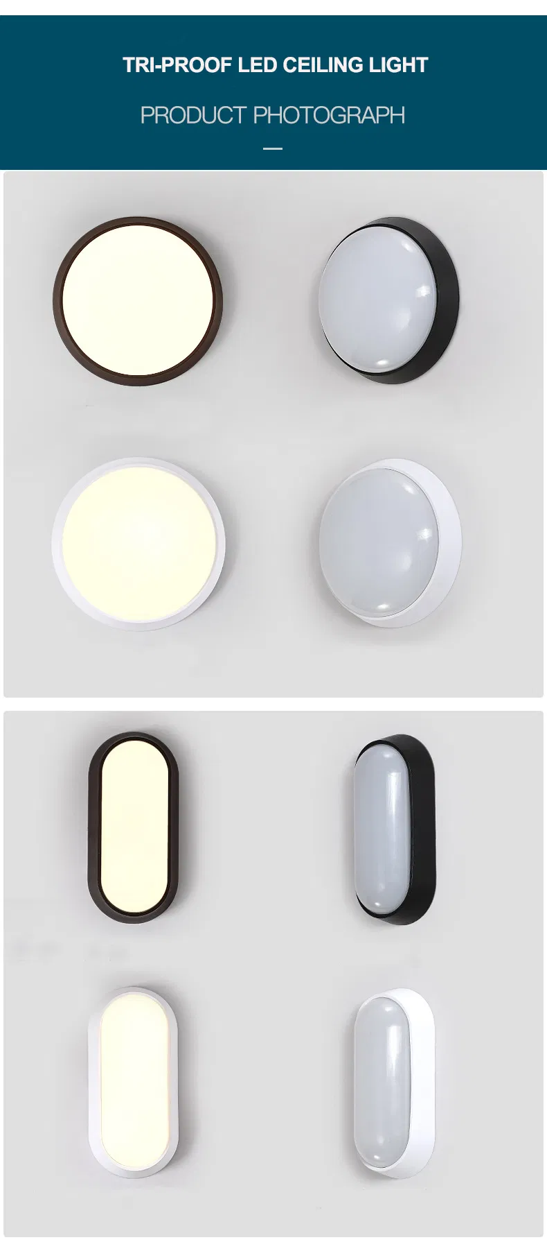 Bulkhead Light Detail Dimension Chart