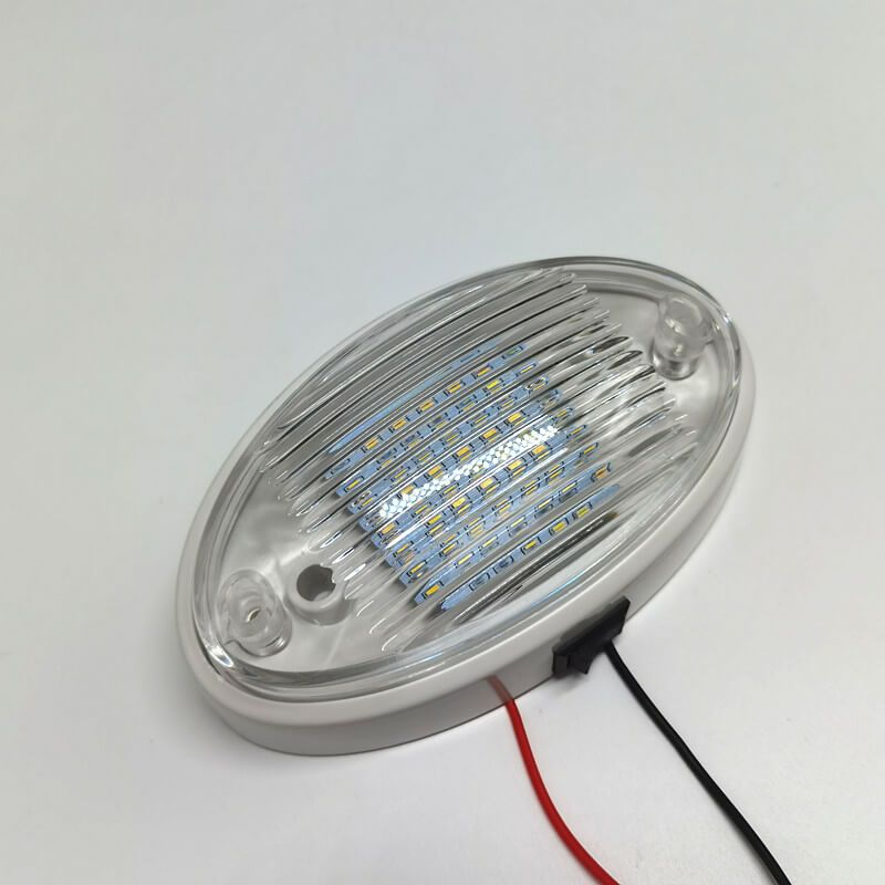 12V RV Trailer Camper Caravan Van Porch LED Exterior Outdoor Light on/off Switch Replacement Ceiling Wall Light