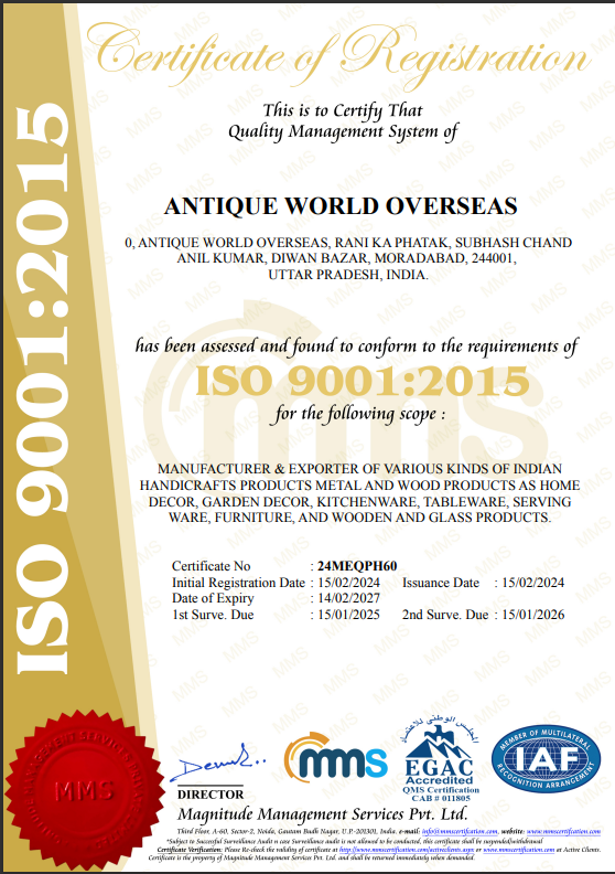 Quality Certification Document 1